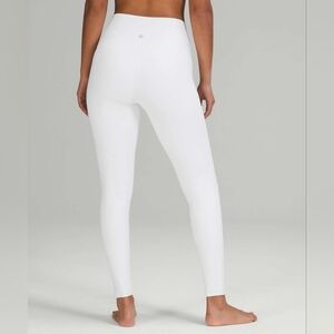 Lululemon Align High-Rise Pant 28" White Double Lined Like New